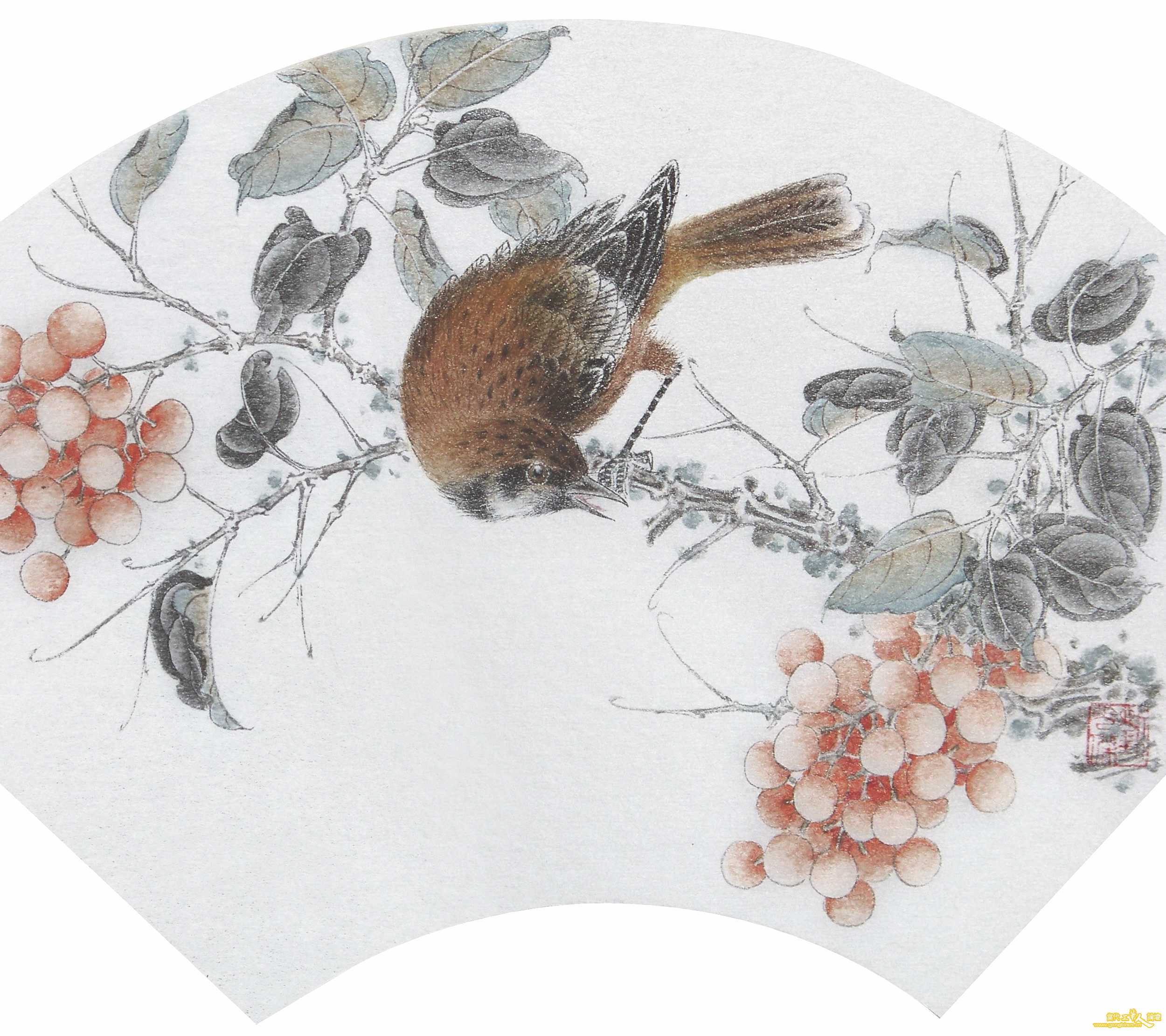 鳕鲱鮩鲒的博客; 国画家刘光杰官方网站; [转载]国画工笔花鸟(每天