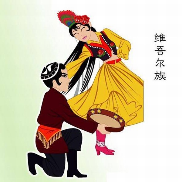 中国56个民族剪影【56p】